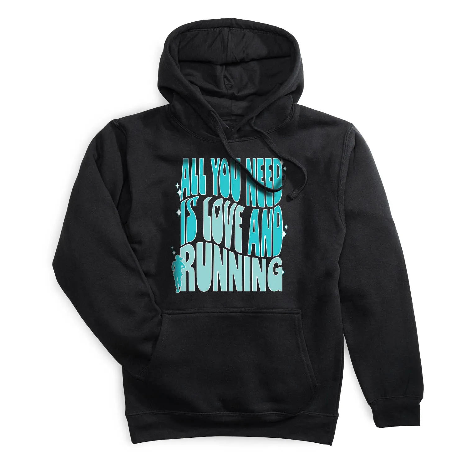 Statement Fleece Hoodie - All You Need is Love and Running Raw Linen CompactPackaging