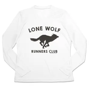 Running Gear Women's Long Sleeve Tech Tee - Run Club Lone Wolf