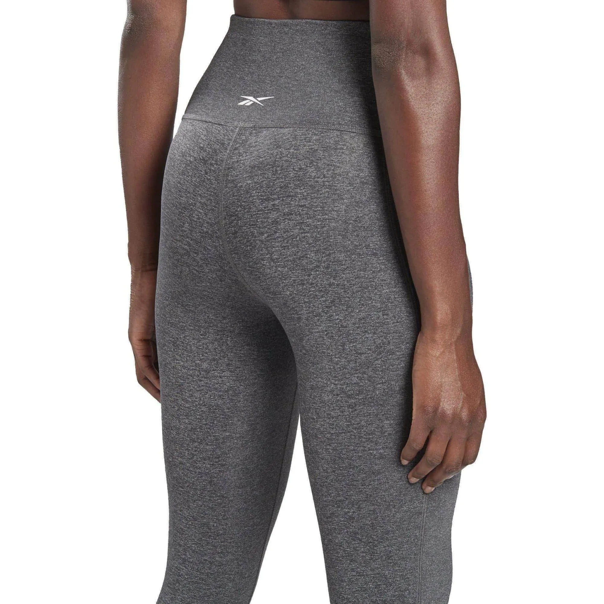 Squat Proof Camping Gear Reebok Lux 2.0 High Rise Womens Long Training Tights - Grey