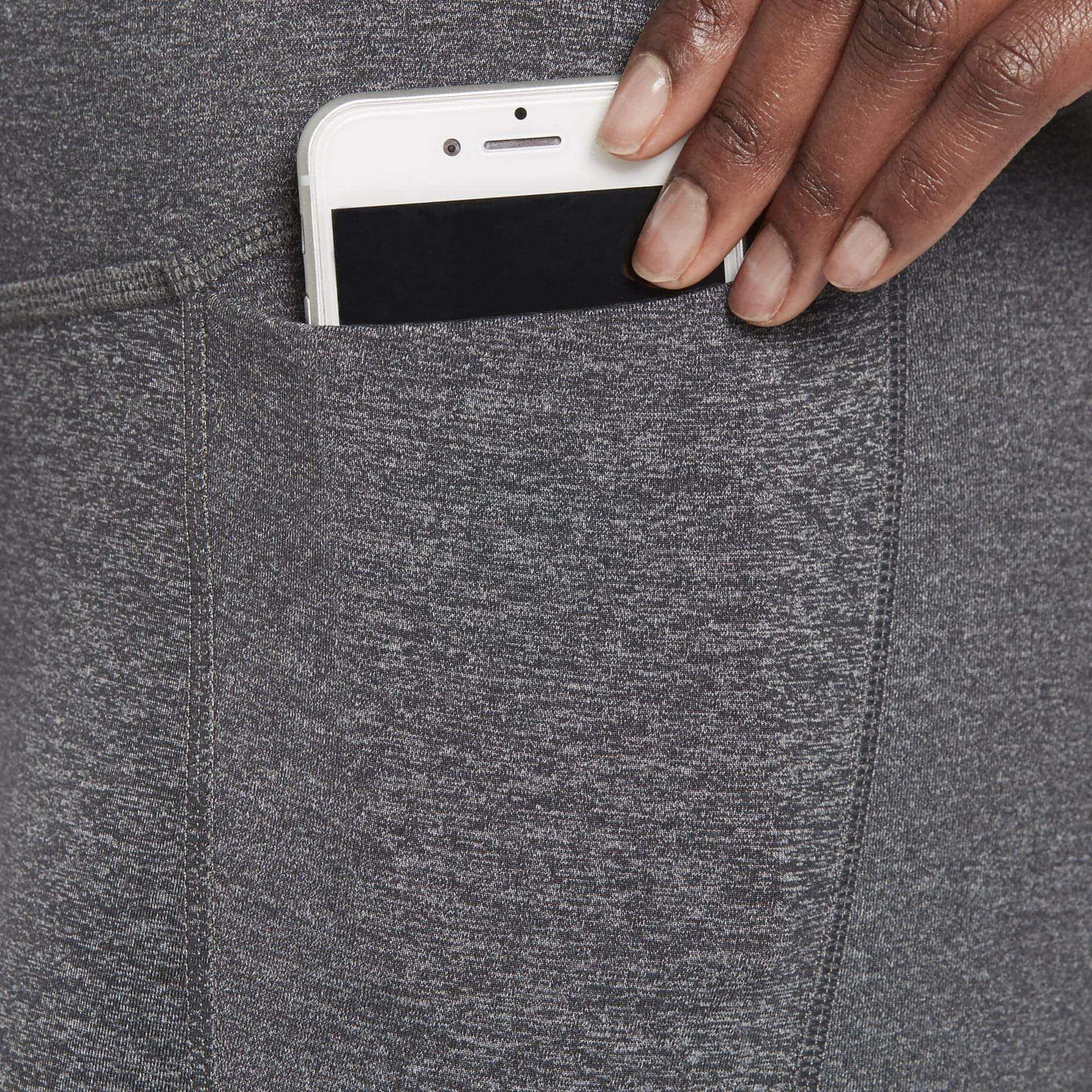 Dance Practice For Adults Reebok Lux 2.0 High Rise Womens Long Training Tights - Grey