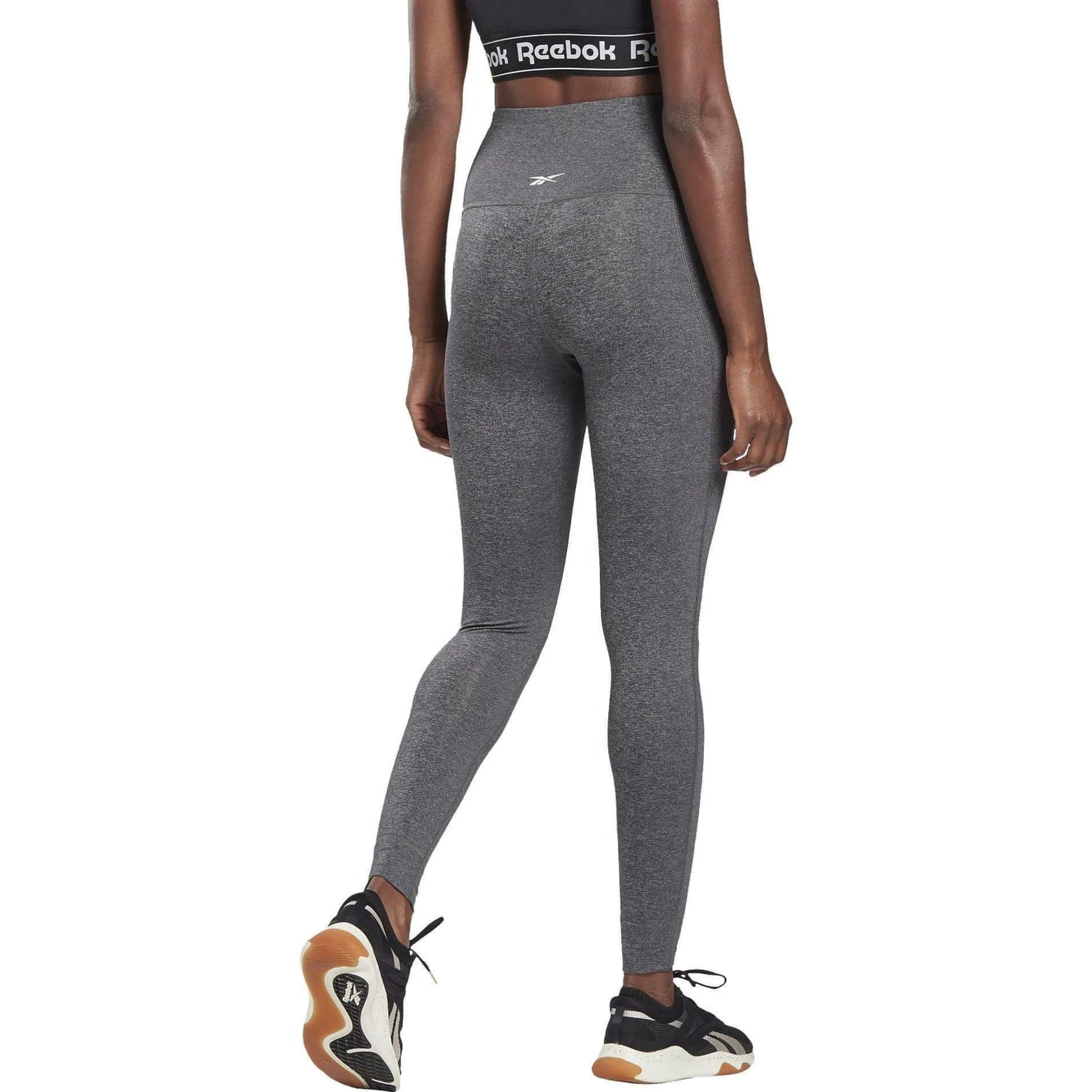 Perfect Layer Reebok Lux 2.0 High Rise Womens Long Training Tights - Grey