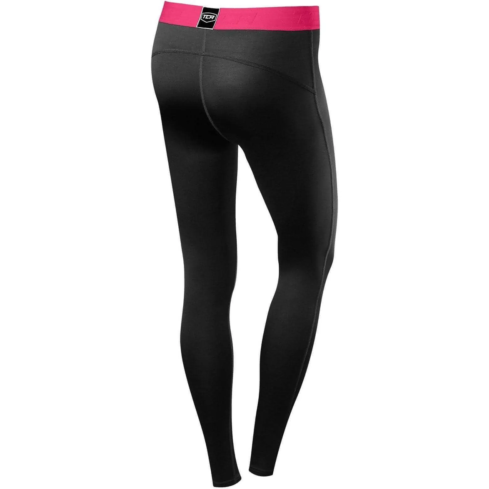 All Season Pull on TCA Pro Performance Endurance Womens Long Running Tights - Black