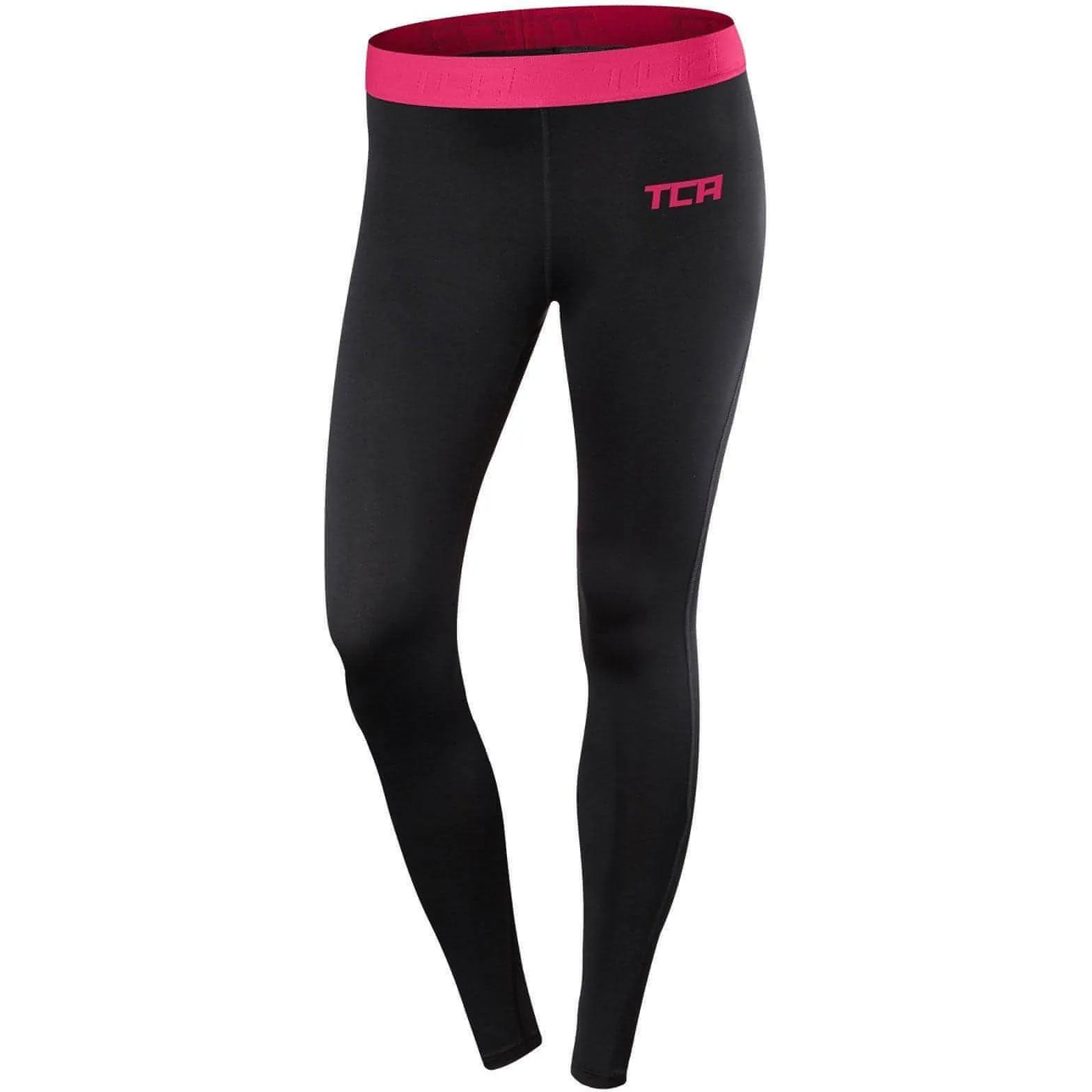 TCA Pro Performance Endurance Womens Long Running Tights - Black Sport Flex