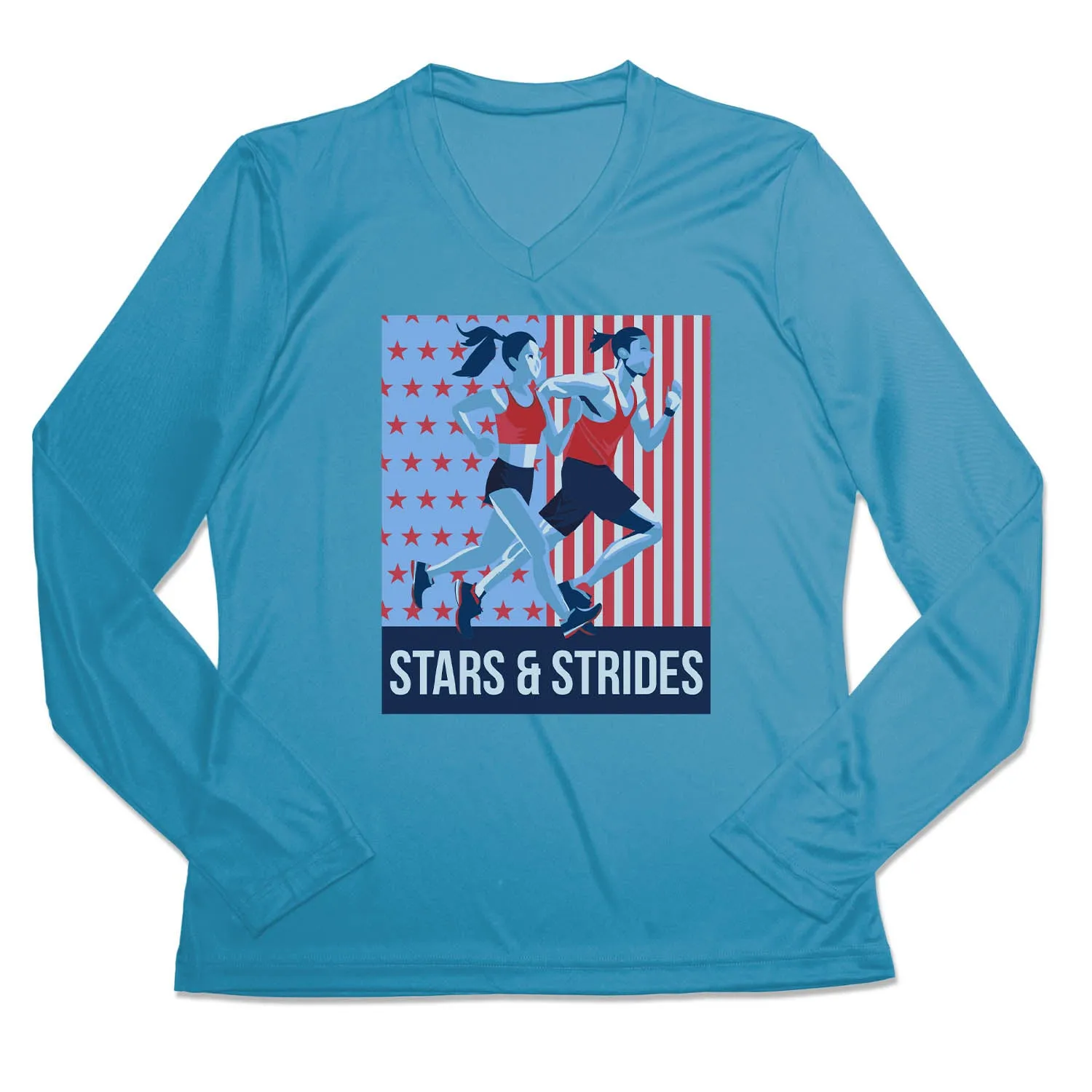 Comfy Design Wear Sporty Appeal Women's Long Sleeve Tech Tee - Stars and Strides