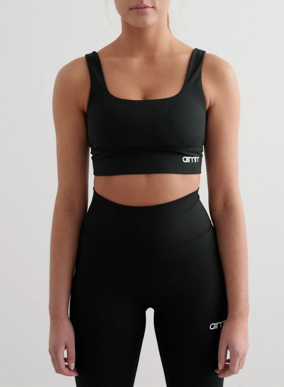 Black Core Bra All-Day Band Sewn seams