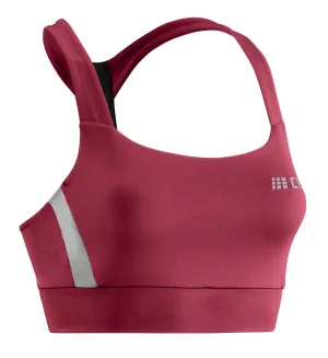 Minimalist fitness clothing Lightweight Comfort CEP | Sports Bra | Women's | Cardio Cherry