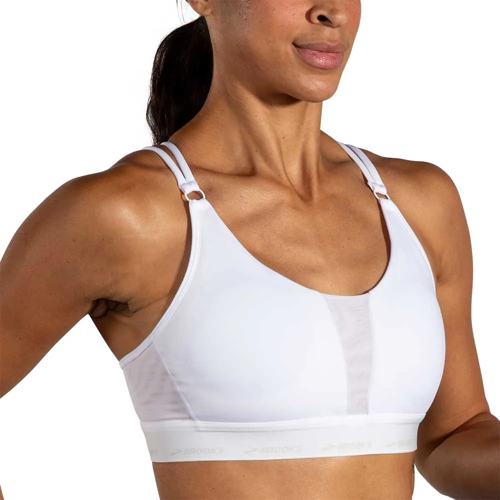 Ergonomic Cut Women's  Plunge Sports Bra 3.0 - White