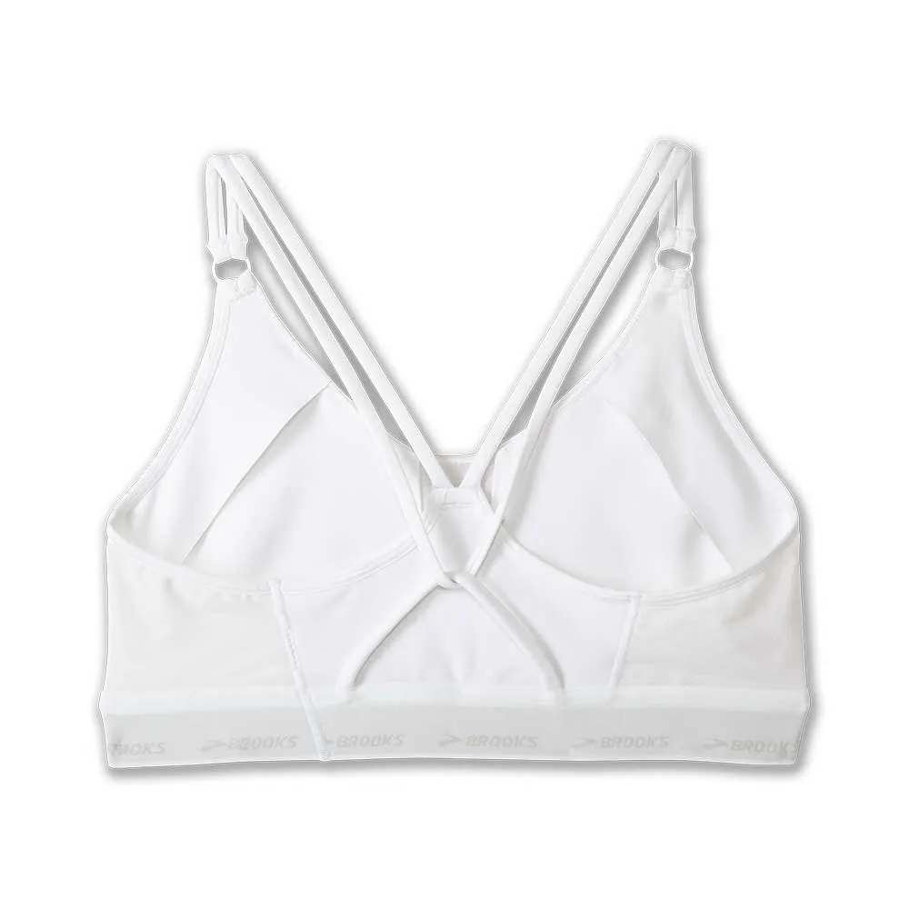 Durable Material Women's  Plunge Sports Bra 3.0 - White
