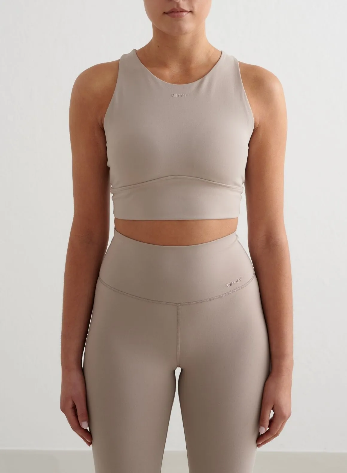 Dark Clay Sense Sports Bra Stretchy Closure Seamless Band