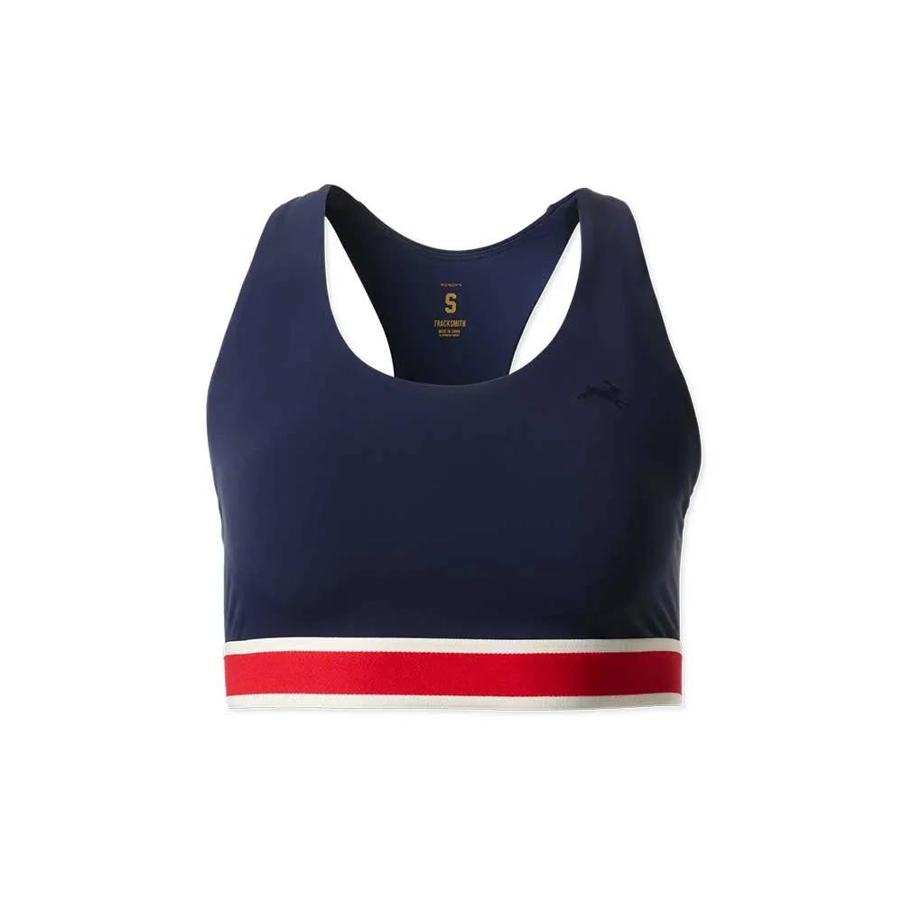 Trendy workout clothes sports event Women's Run Bra - Navy