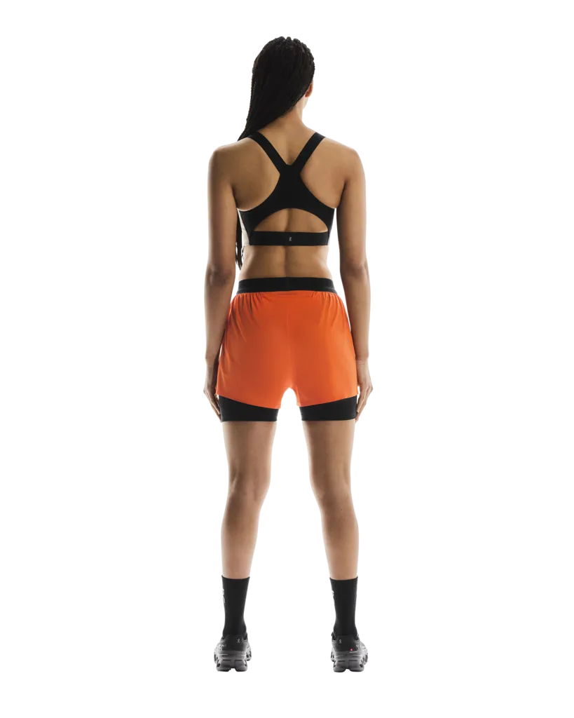 Ventilated Cups On Women's Performance Bra AOP Cinder / Black