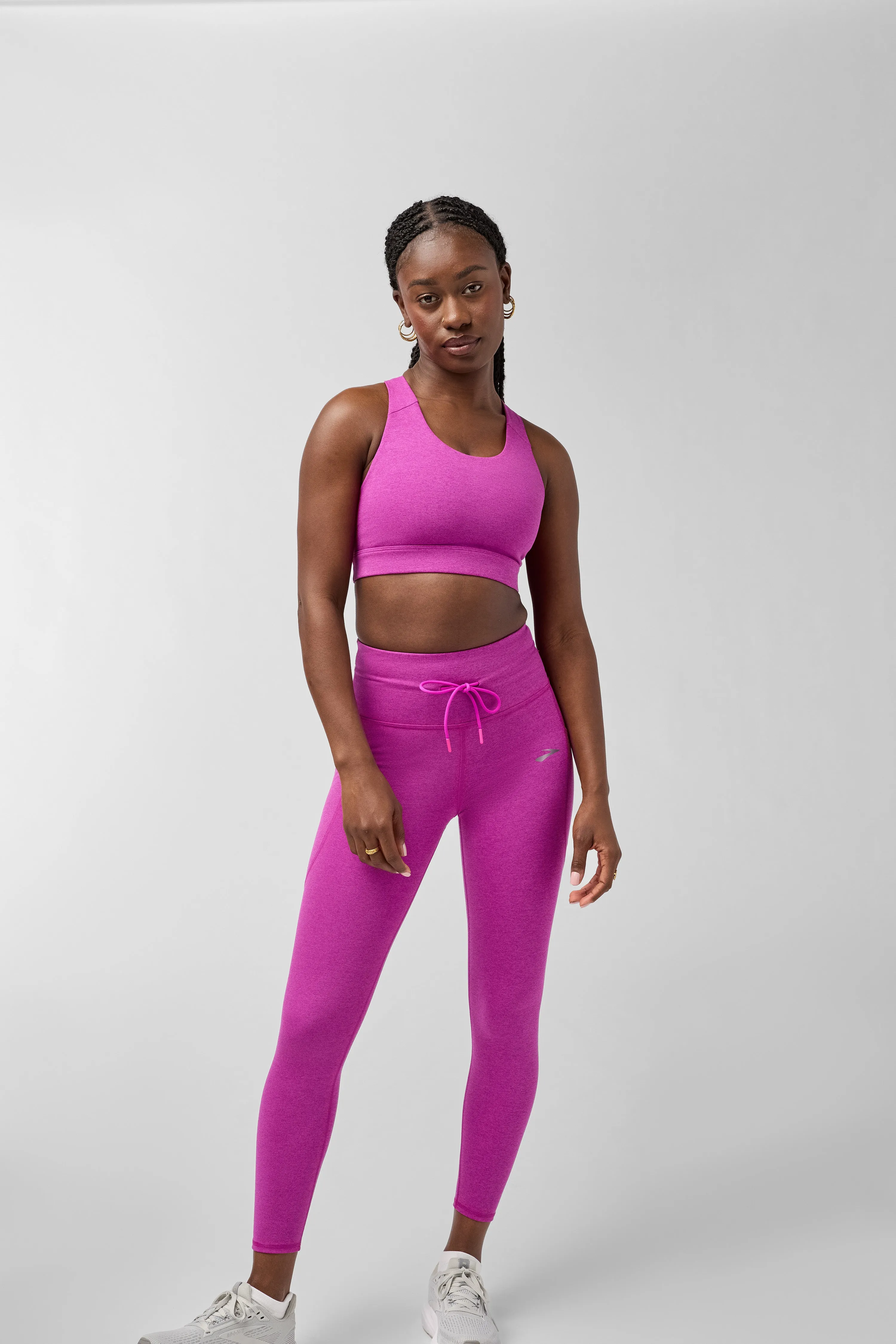 WOMEN'S LUXE POCKET BRA 2.0 - MAGENTA Upper body workouts Dance lovers