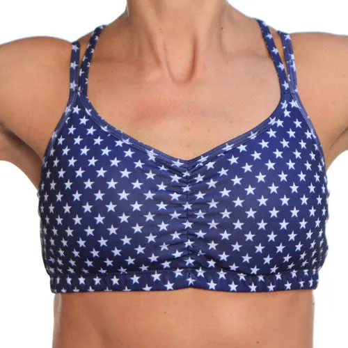 Midnight Stars Strappy Top thermal fabric Gym-goers