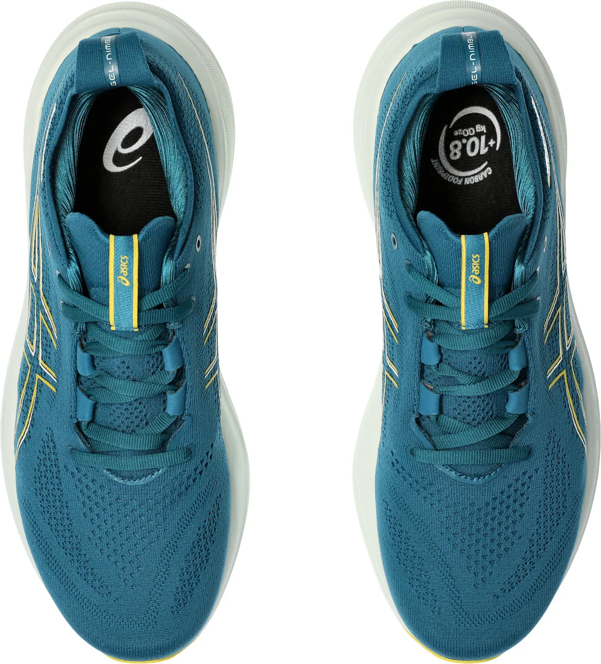 Asics Gel Nimbus 26 Mens Running Shoes - Green Speed Performance Fit supination - control shoes