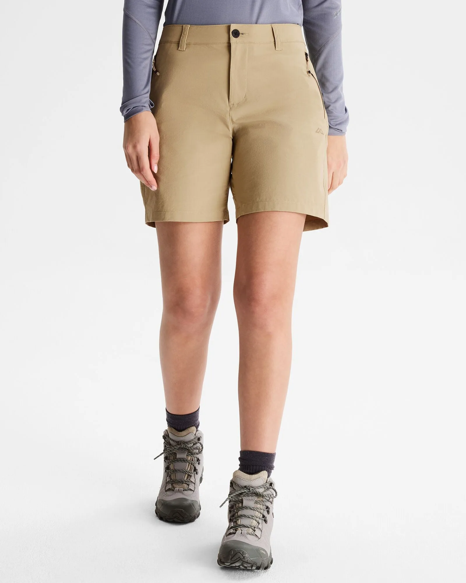 Fashionable Skirt Spark Glow Flinders Women's 7" Shorts - Olive Grey