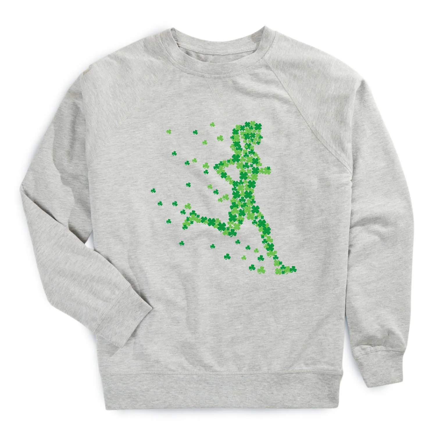 Suburb Ease Speed Soul Running Raglan Crew Neck Pullover - Lucky Runner Girl