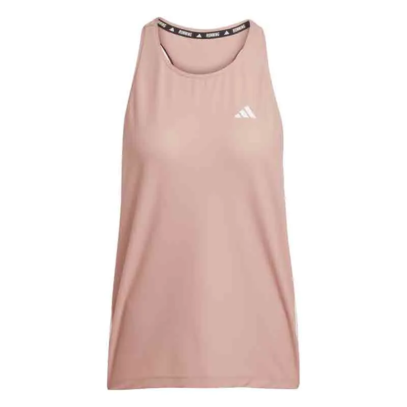 Chic Vibes Weekend Comfort Wear adidas Own The Run Vest Women's Running Tee - Warm Clay