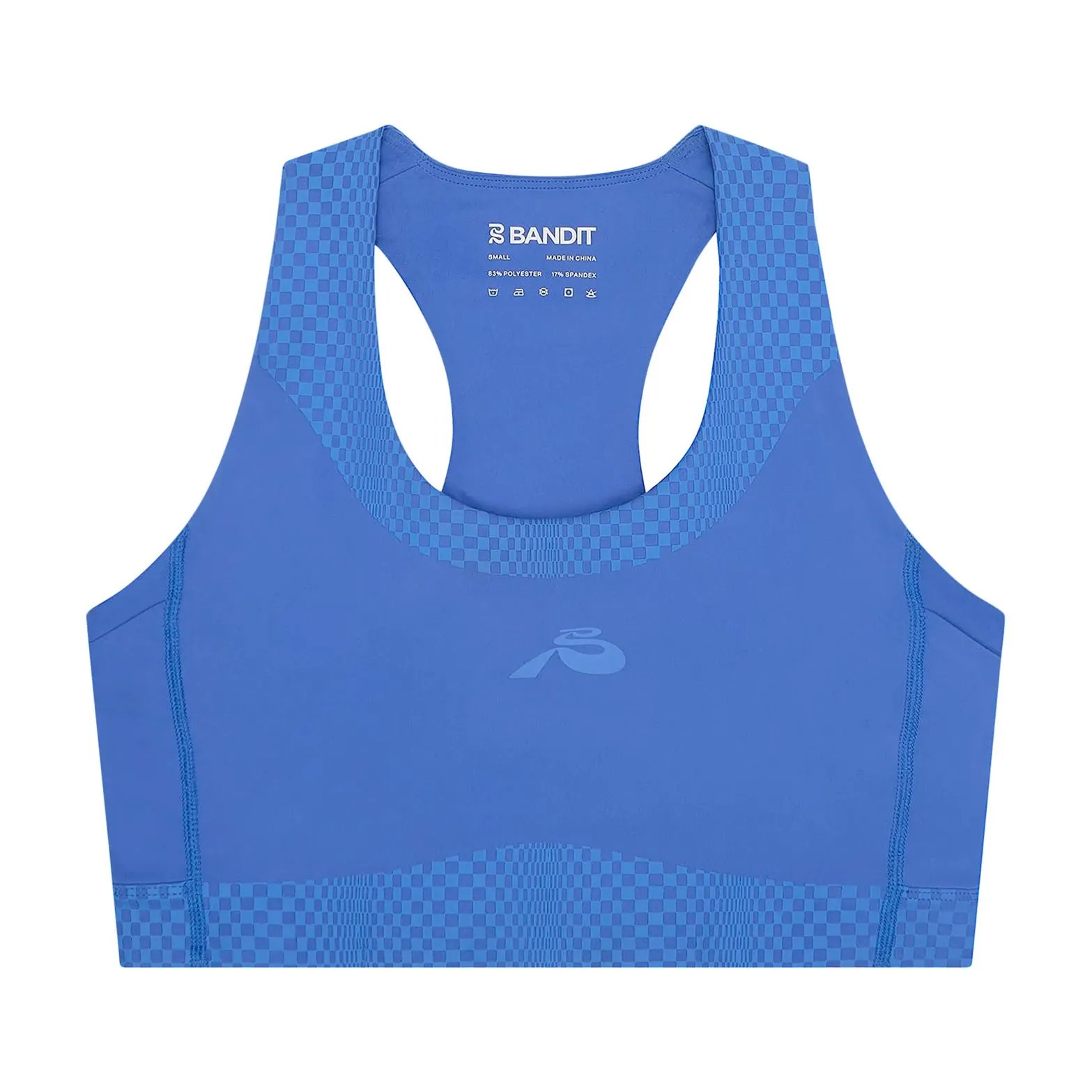 Adjustable hook Women's Stamina Scoop Neck Run Bra Deep Peri Blue