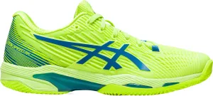 warm weather running Asics Solution Speed FF 2 Clay Womens Tennis Shoes - Green