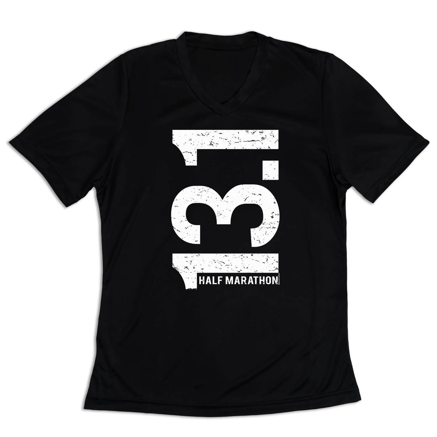 Women's Short Sleeve Tech Tee - 13.1 Half Marathon Vertical Cool Design