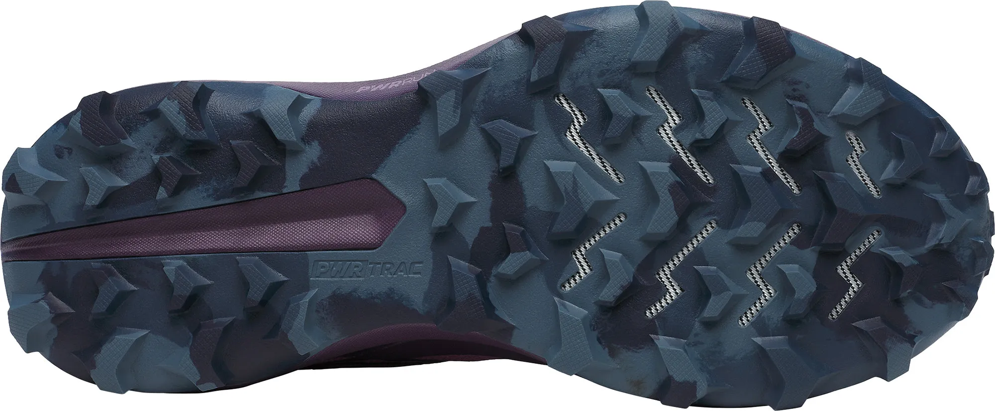 Saucony Peregrine 14 Womens Trail Running Shoes - Purple temperate - climate shoes Dynamic Support System