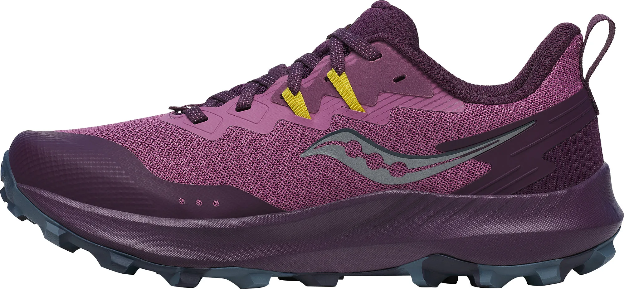 Saucony Peregrine 14 Womens Trail Running Shoes - Purple durable rubber shoes