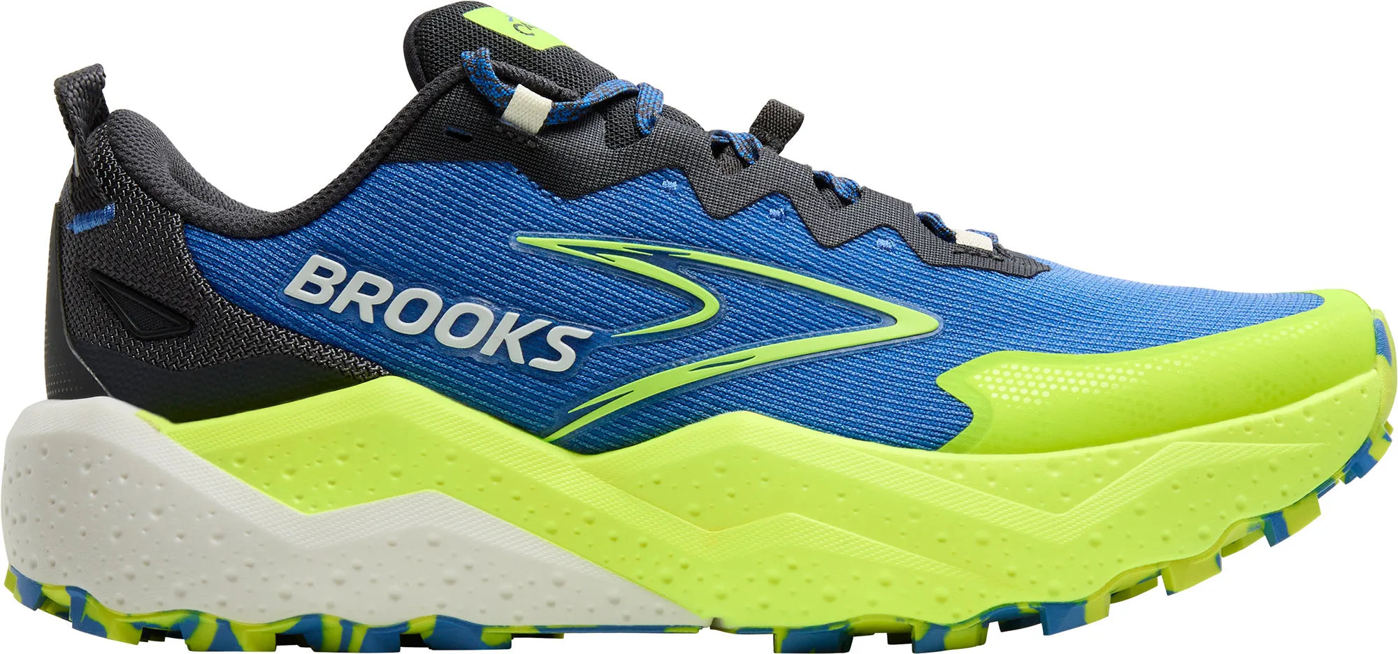 Shock - absorbing technology Brooks Caldera 8 Mens Trail Running Shoes - Blue