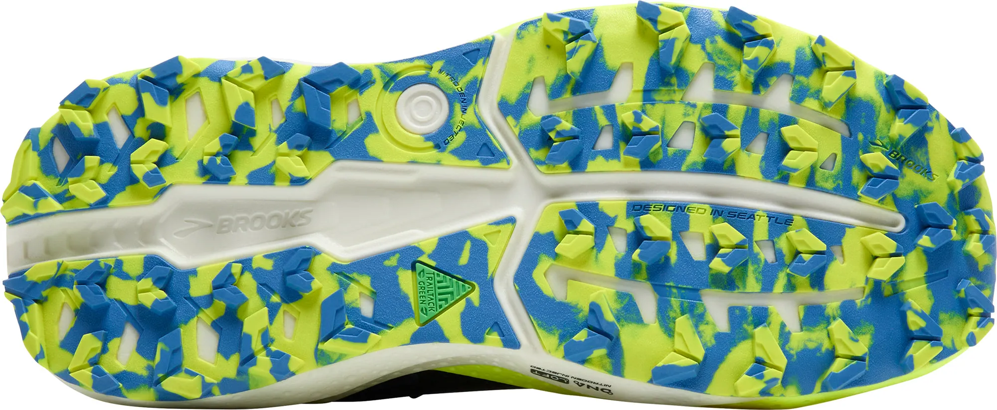 Monolithic Design Brooks Caldera 8 Mens Trail Running Shoes - Blue