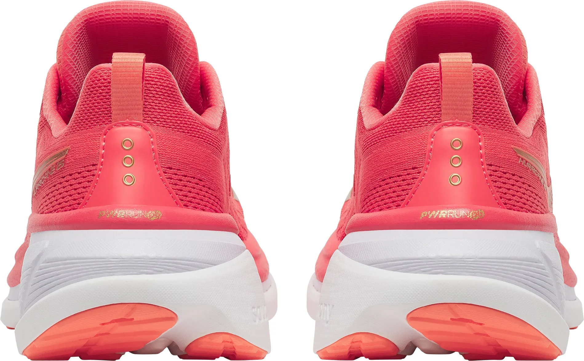 Molded Collar color run running wear Saucony Hurricane 25 Womens Running Shoes - Pink