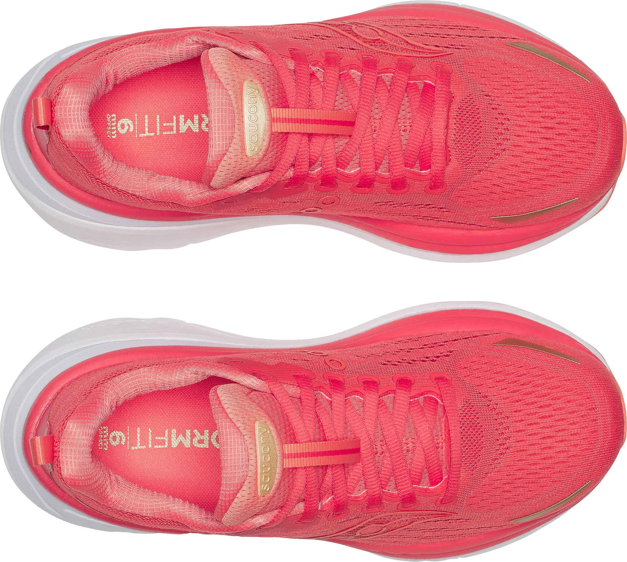 Narrow heel Saucony Hurricane 25 Womens Running Shoes - Pink