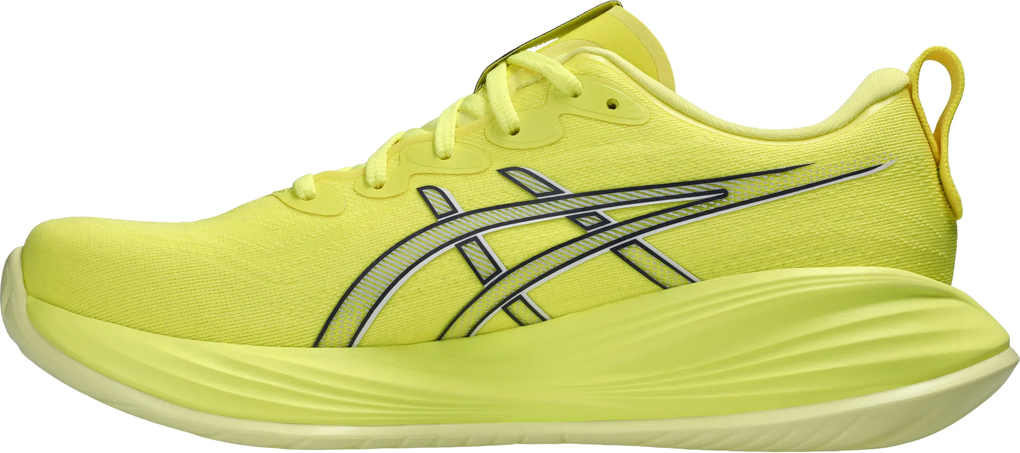 Asics Gel Cumulus 27 Mens Running Shoes - Yellow Wide Platform Base