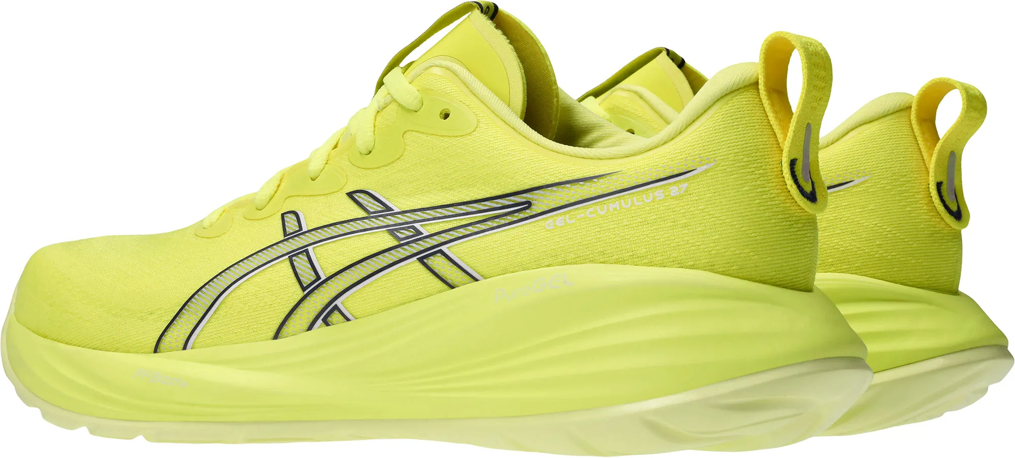 High Energy Return Cushioning Lightweight Cushioned Sole Asics Gel Cumulus 27 Mens Running Shoes - Yellow