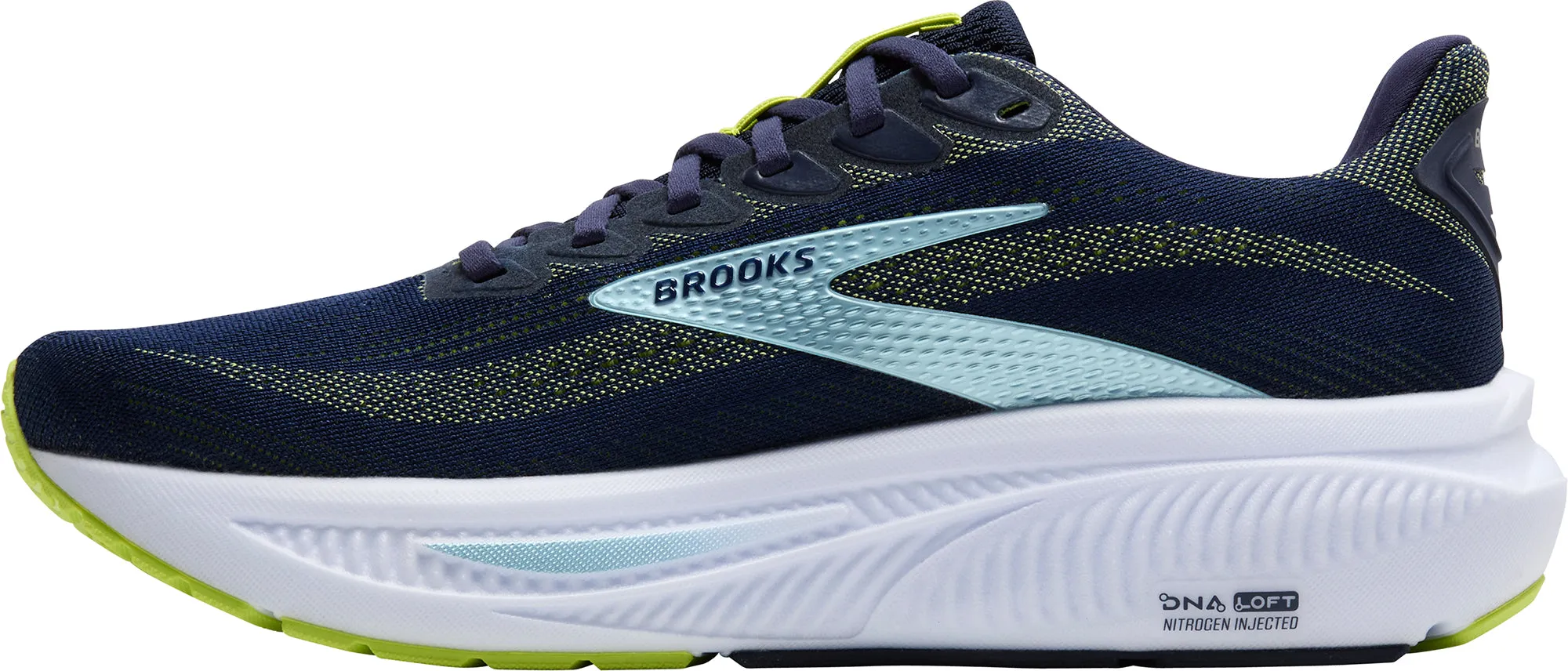 Brooks Ghost 17 WIDE FIT (2E) Mens Running Shoes - Blue outdoor - friendly running shoes