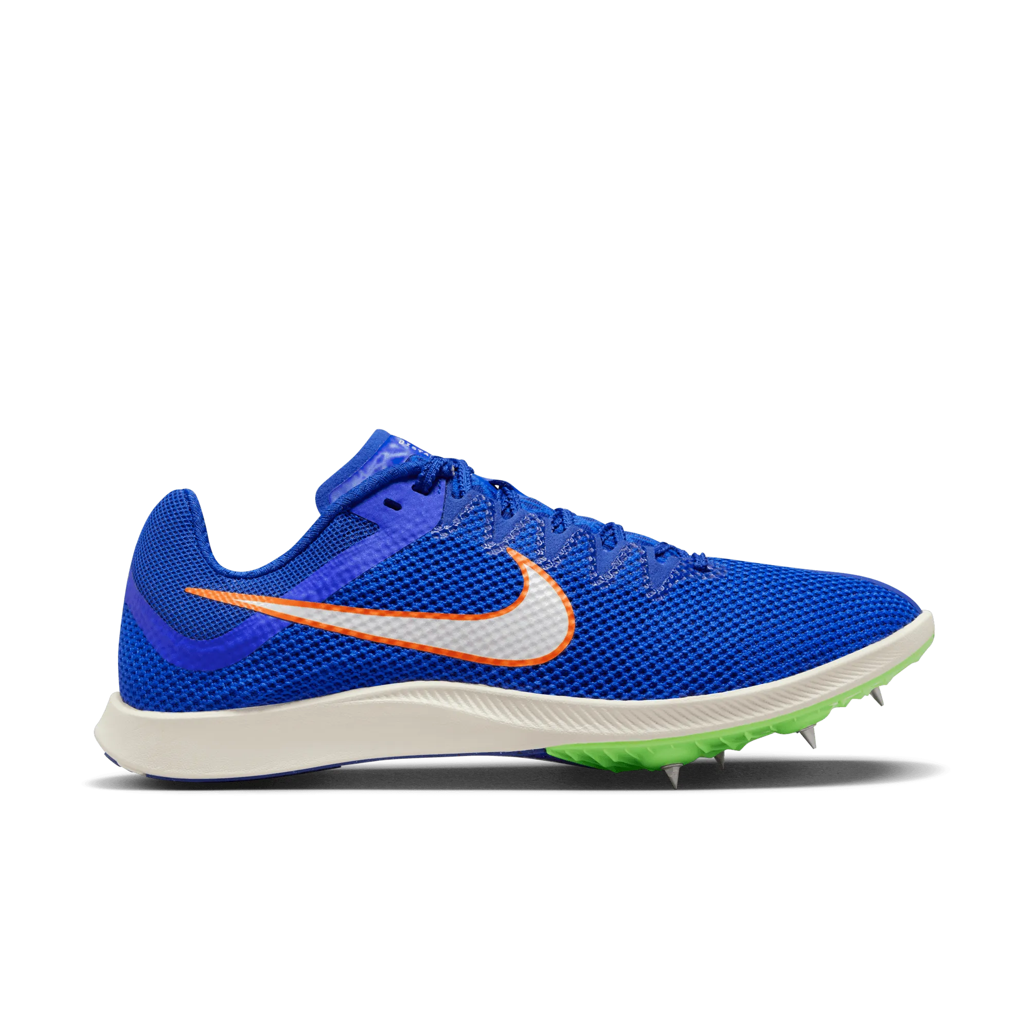 Unisex Zoom Rival Distance (401 - Racer Blue/White-Lime Blast) adjustable - fit running shoes Durable Rubber Composite