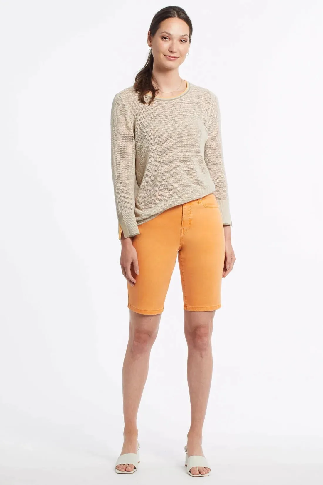 Tribal | Five Pocket Bermuda Shorts | Women's MeshVentilation Non Binding Waistline