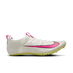 Unisex Zoom Superfly Elite 2 (101 - Sail/Fierce Pink-LT Lemon Twist-Black) barefoot running Soft foam