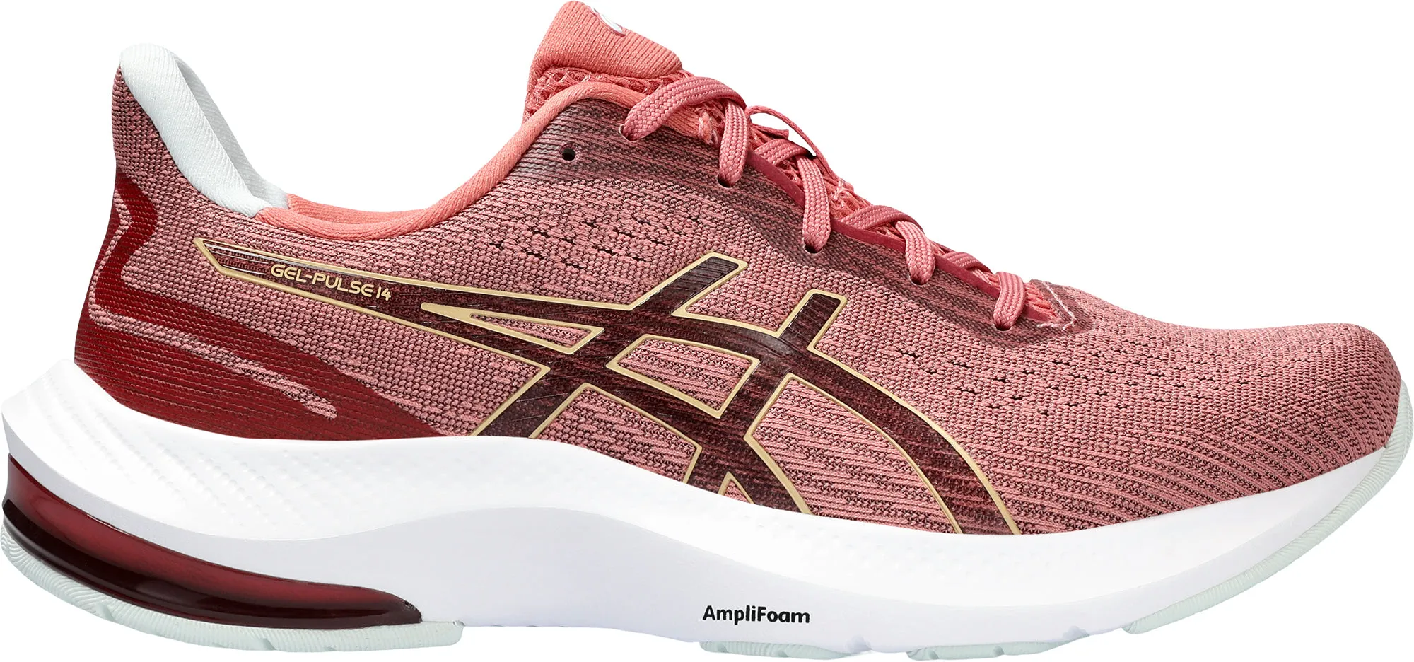 Asics Gel Pulse 14 Womens Running Shoes - Pink Cross country ability orthotic insole shoes