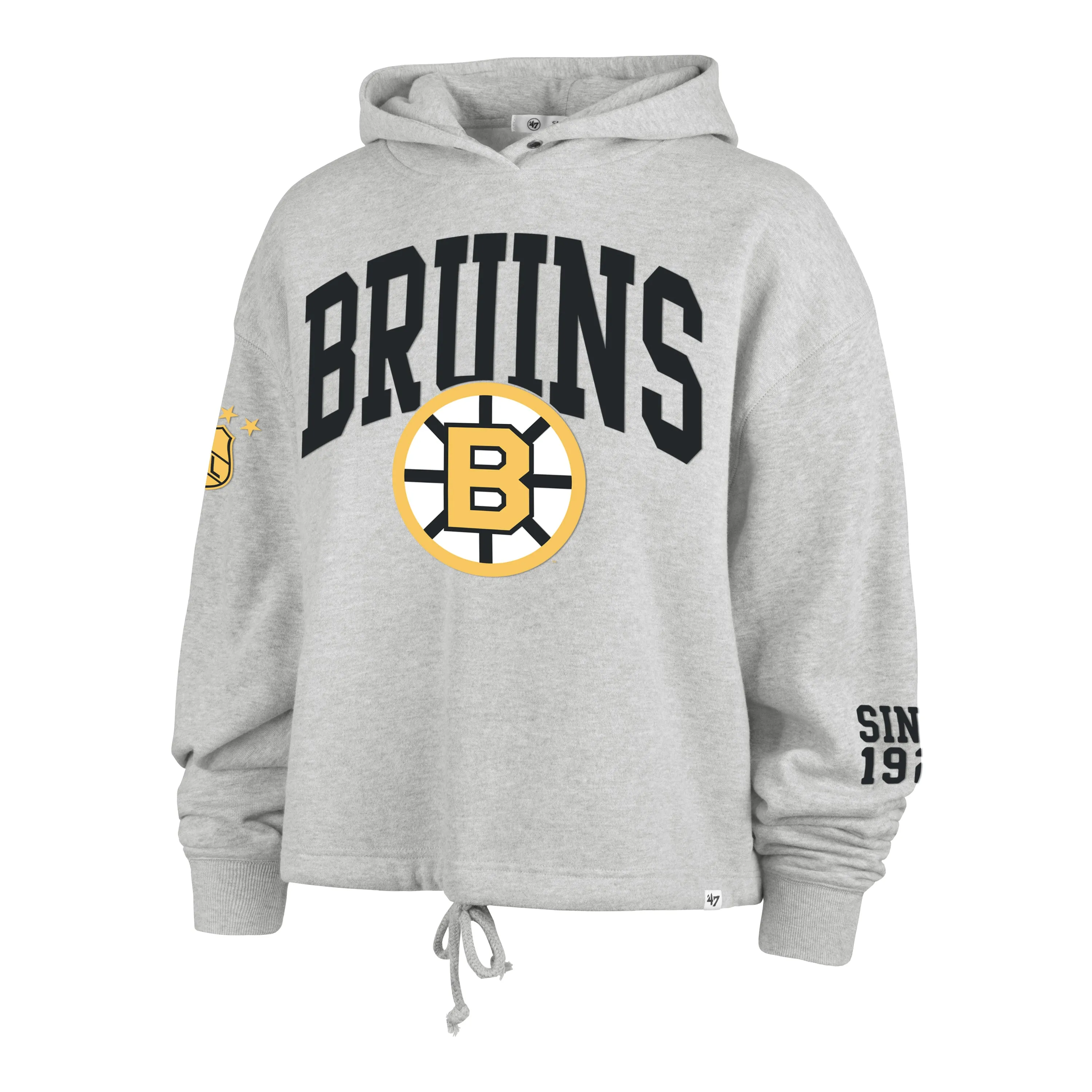 StainlessZippers Sporty Design BOSTON BRUINS VINTAGE HIGH HOPES '47 VENICE HOOD WOMENS