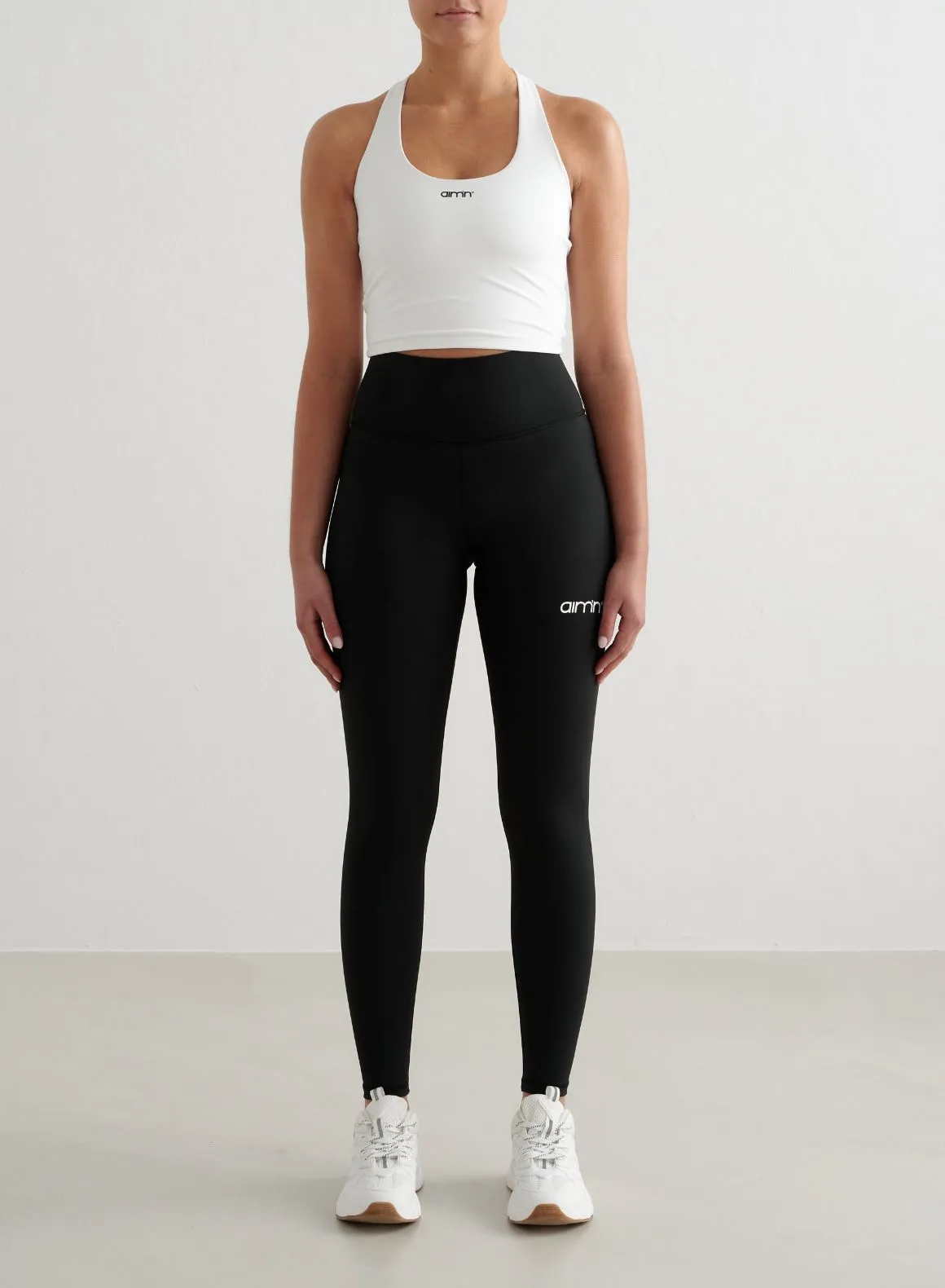 White Core Essential Bralette Lightweight Performance Moisture Wicking Technology