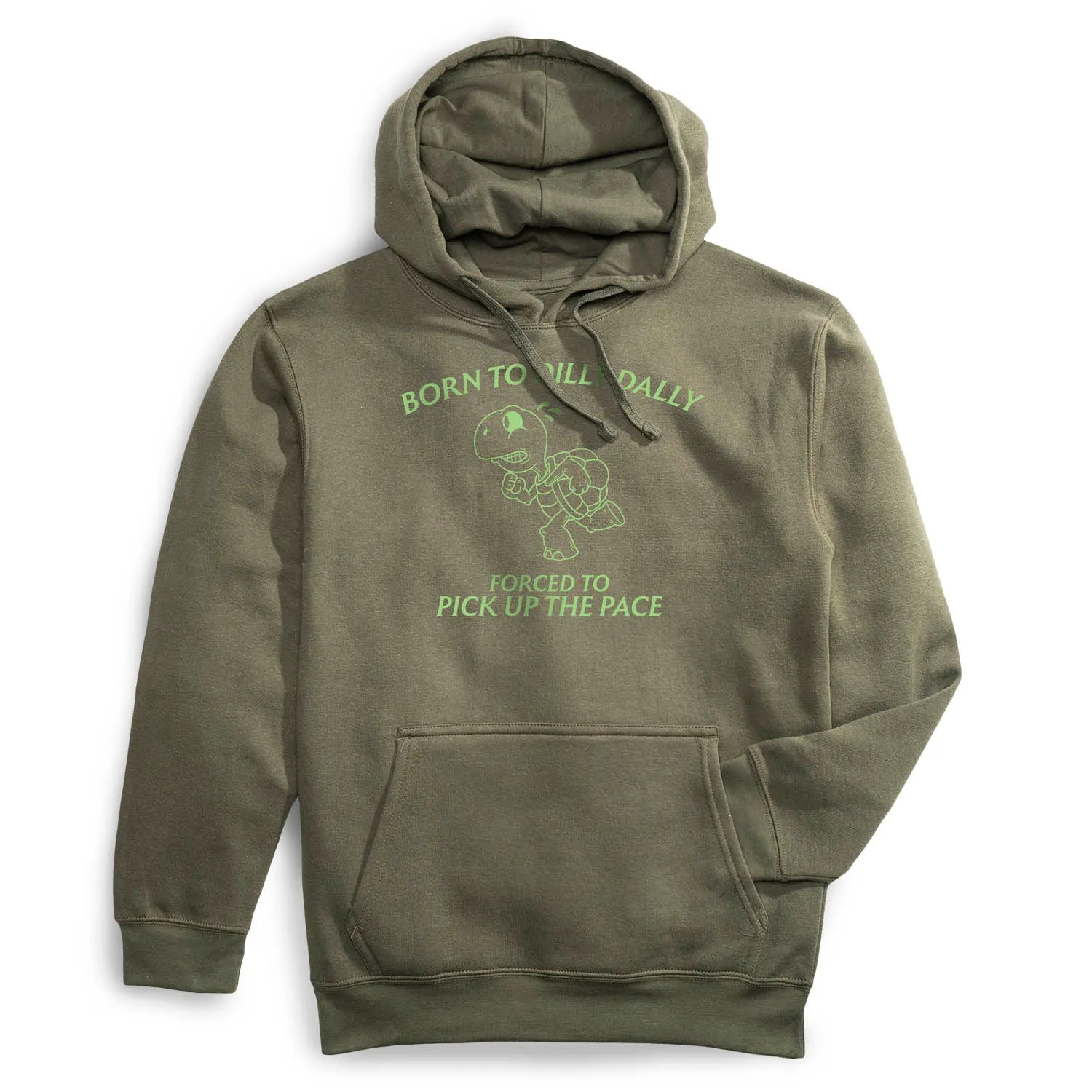 Statement Fleece Hoodie - Born to Dilly Dally Story Mood