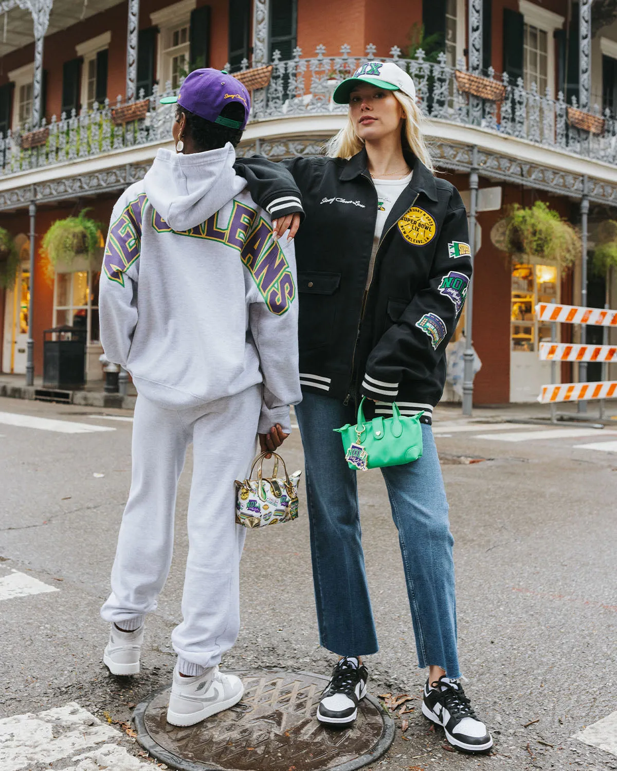 SUPER BOWL LIX STONEY CLOVER LANE X '47 HYPE UP NAOMI HOOD WOMENS NonSlipTrims