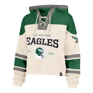 Formal Tone Free Shape PHILADELPHIA EAGLES HISTORIC CHOP BLOCK CROPPED '47 SUPERIOR LACER HOOD WOMENS