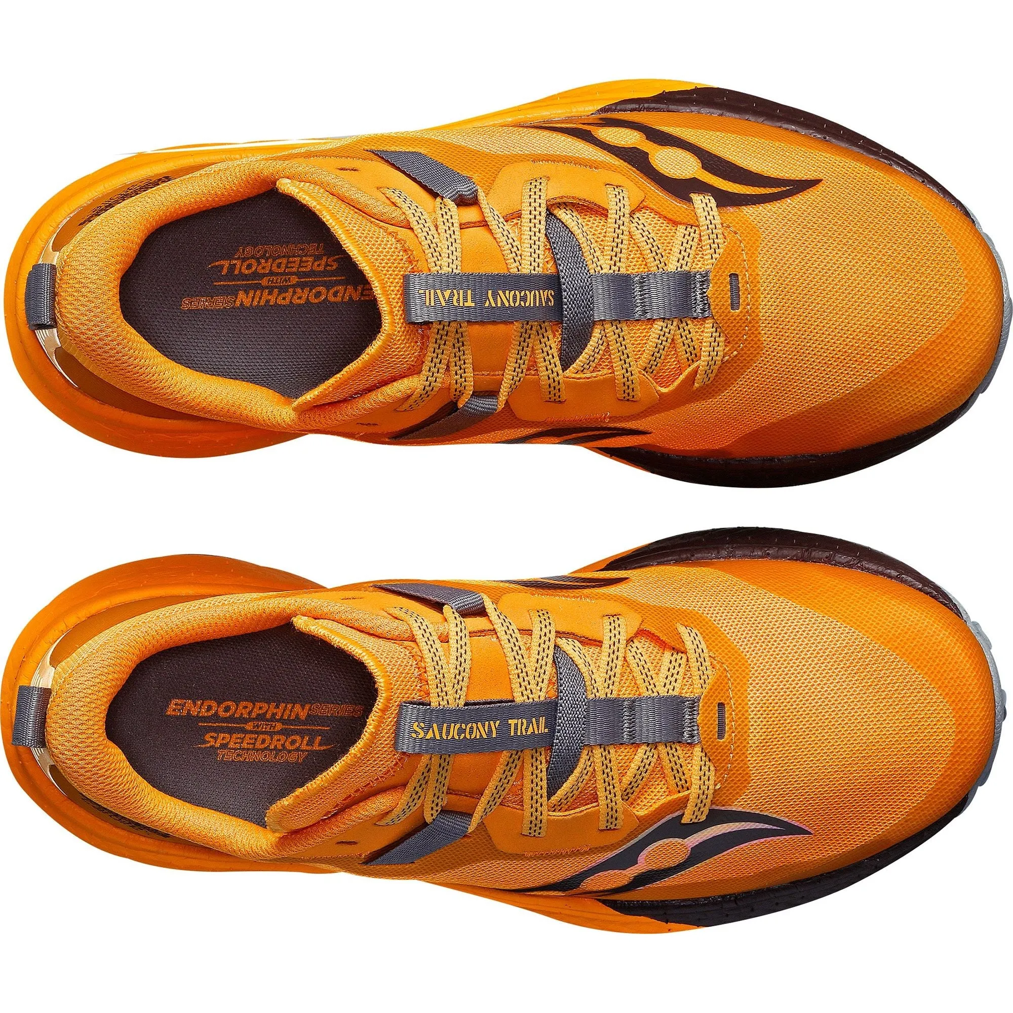motion - control - optimized shoes Saucony Endorphin Edge Womens Trail Running Shoes - Orange
