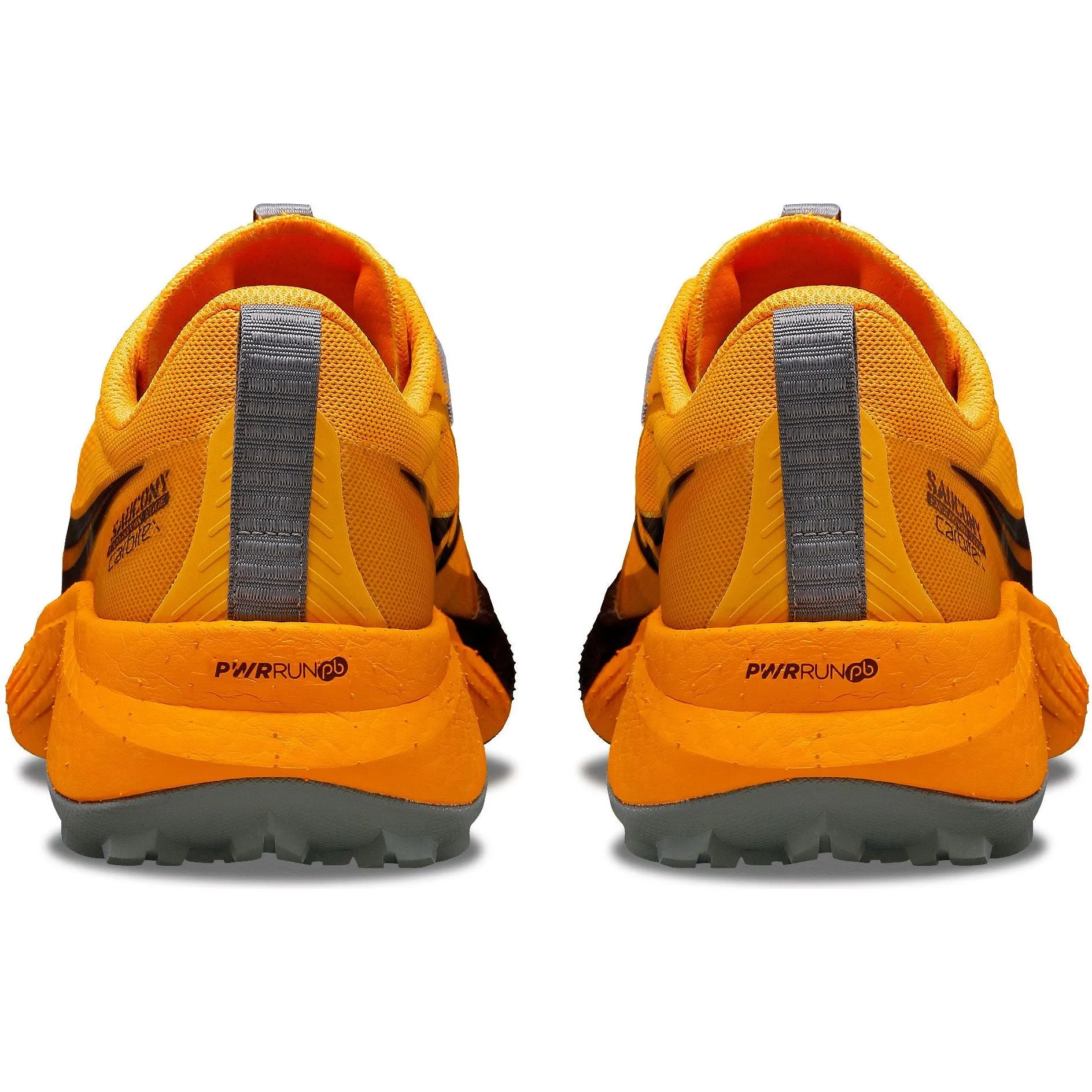 running with friends shoes Saucony Endorphin Edge Womens Trail Running Shoes - Orange