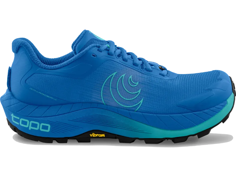 recycled material sneakers Laser Cut Ventilation Women's Topo MTN Racer 4 - High Cushion Trail Runner