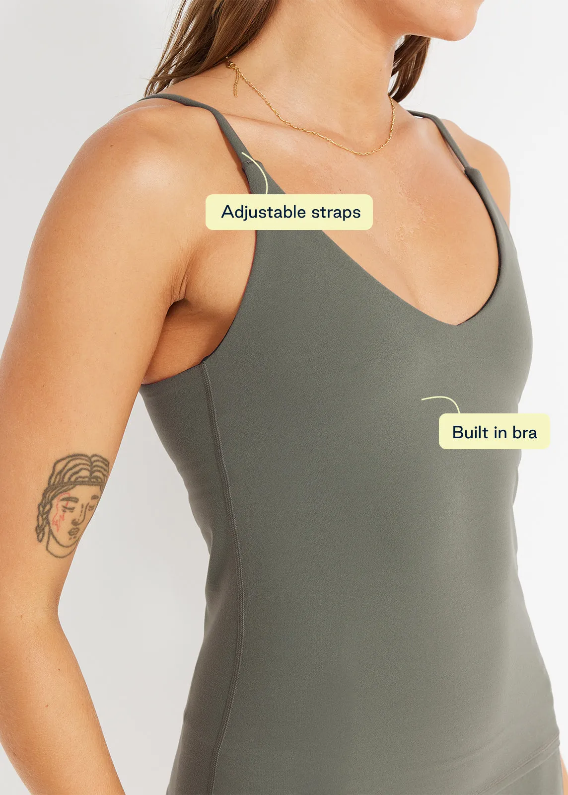 short service life In Motion Bralette Tank