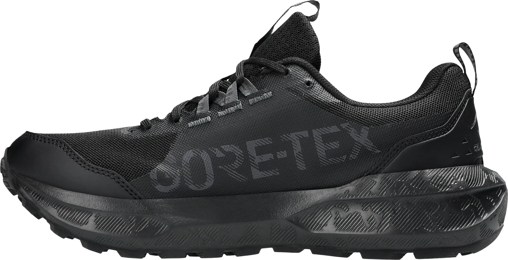 music - themed running gear Asics Gel Sonoma 8 GORE-TEX Womens Trail Running Shoes - Black
