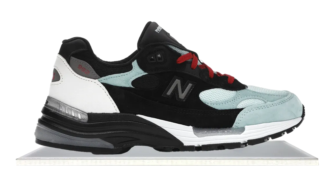 New Balance 992 Nice Kicks Amoeba Music Black Non Slip Outsole Reinforced Stitching