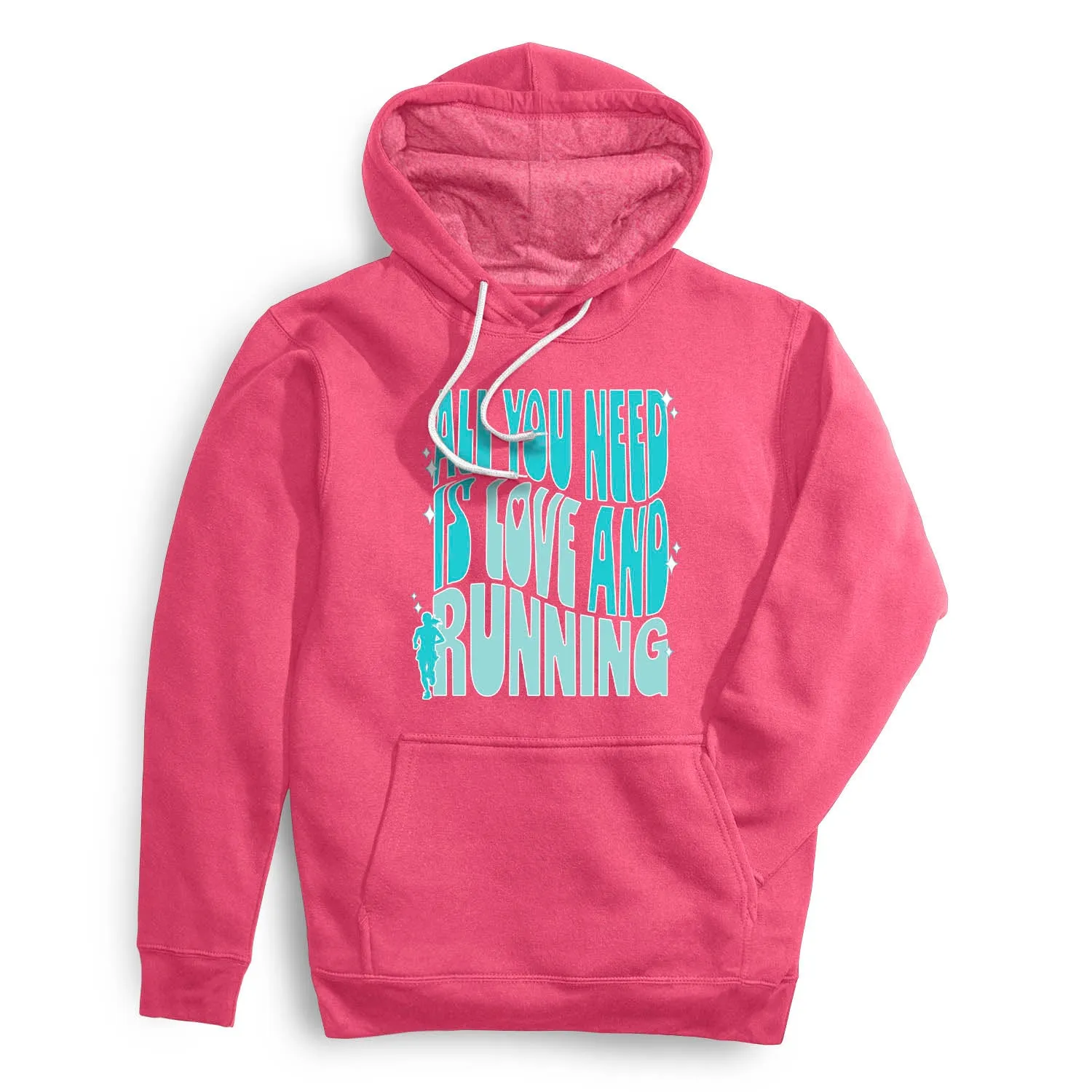 Tempo Hoodie - All You Need is Love and Running Adjustable Hem SustainableBlend