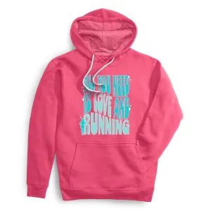 Athletic Wear Tempo Hoodie - All You Need is Love and Running